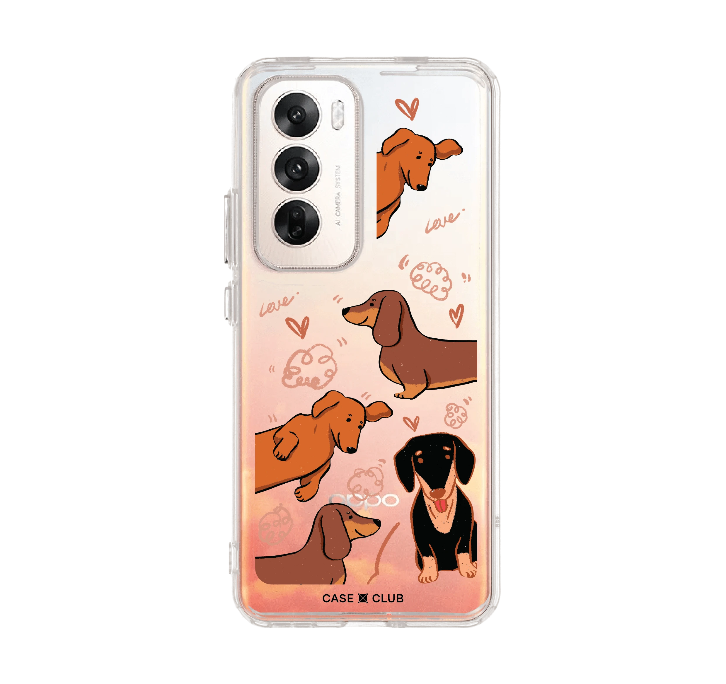 brown dachshund pattern
